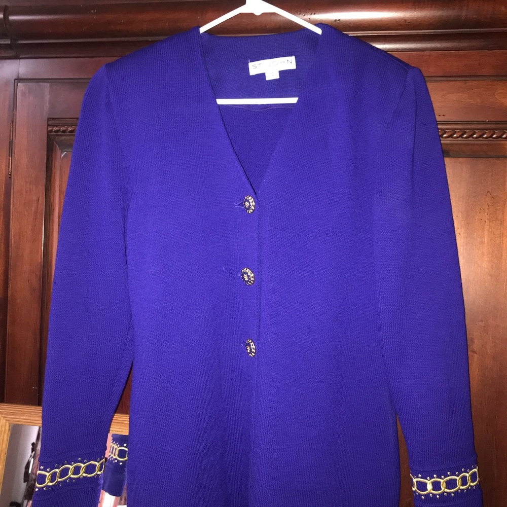 COPY - St. John  size 12 purple & Gold